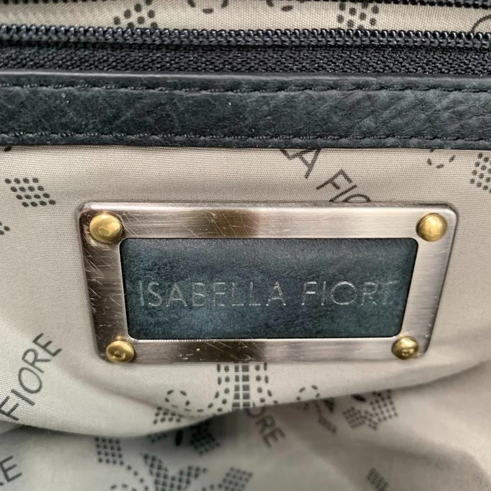 Isabella Fiore Brown Studded Hobo Shoulder Bag Purse Boho‎ Y2K